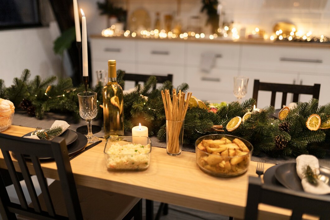 Jak stworzyć urokliwą i elegancką dekorację stołu na święta bez użycia tradycyjnych obrusów